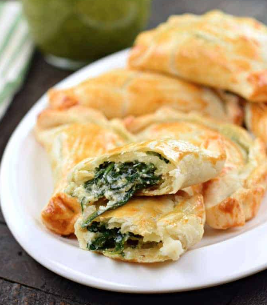 Spinach and Cheese Emapanadas
